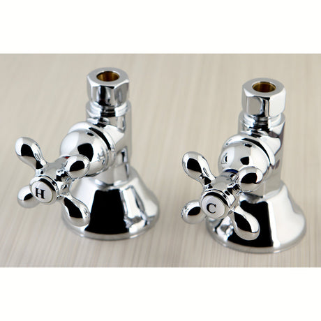 Trimscape CCK44151AX 1/2-Inch FIP x 1/2-Inch OD Comp Quarter-Turn Straight Stop Valve, Polished Chrome