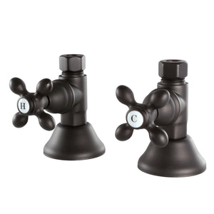Trimscape CCK44155AX 1/2-Inch FIP x 1/2-Inch OD Comp Quarter-Turn Straight Stop Valve, Oil Rubbed Bronze