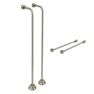 Vintage CCK468 Single Offset Supply Line with Wall Bracket Combo, Brushed Nickel