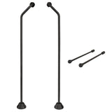 Vintage CCK475 Double Offset Supply Line with Wall Bracket Combo, Oil Rubbed Bronze