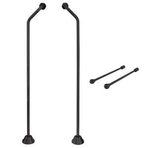 Vintage CCK475 Double Offset Supply Line with Wall Bracket Combo, Oil Rubbed Bronze