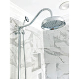 Vintage CCK6171 Tub Wall Mount Rain Drop Shower System with Hand Shower, Polished Chrome