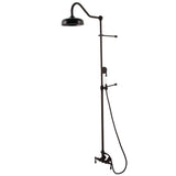 Vintage CCK6175 Tub Wall Mount Rain Drop Shower System with Hand Shower, Oil Rubbed Bronze