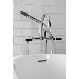 Concord CCK8101DKL Freestanding Tub Faucet with Supply Line and Stop Valve, Polished Chrome