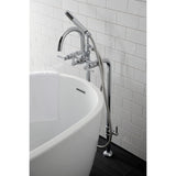 Concord CCK8101DL Freestanding Tub Faucet with Supply Line and Stop Valve, Polished Chrome