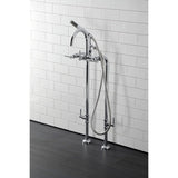 Concord CCK8101DL Freestanding Tub Faucet with Supply Line and Stop Valve, Polished Chrome