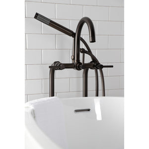 Concord CCK8105DL Freestanding Tub Faucet with Supply Line and Stop Valve, Oil Rubbed Bronze