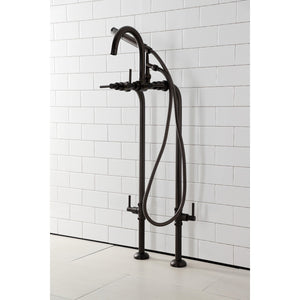 Concord CCK8105DL Freestanding Tub Faucet with Supply Line and Stop Valve, Oil Rubbed Bronze
