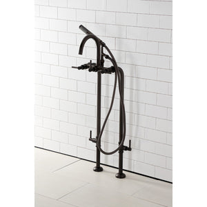 Concord CCK8105DL Freestanding Tub Faucet with Supply Line and Stop Valve, Oil Rubbed Bronze