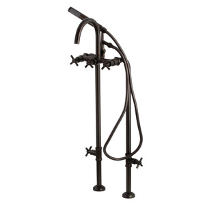 Concord CCK8105DX Freestanding Tub Faucet with Supply Line and Stop Valve, Oil Rubbed Bronze