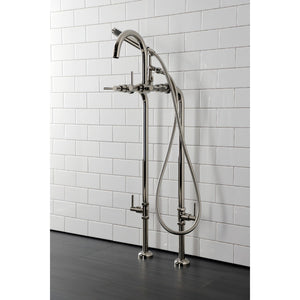 Concord CCK8106DL Freestanding Tub Faucet with Supply Line and Stop Valve, Polished Nickel