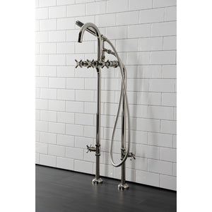 Concord CCK8106DX Freestanding Tub Faucet with Supply Line and Stop Valve, Polished Nickel