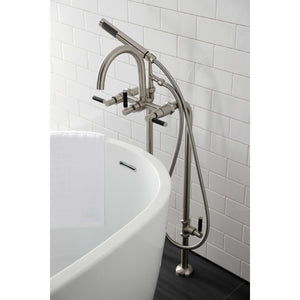 Concord CCK8108DKL Freestanding Tub Faucet with Supply Line and Stop Valve, Brushed Nickel