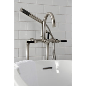 Concord CCK8108DKL Freestanding Tub Faucet with Supply Line and Stop Valve, Brushed Nickel