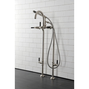 Concord CCK8108DKL Freestanding Tub Faucet with Supply Line and Stop Valve, Brushed Nickel