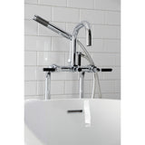 Concord CCK8401DKL Freestanding Tub Faucet with Supply Line and Stop Valve, Polished Chrome