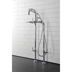 Concord CCK8401DL Freestanding Tub Faucet with Supply Line and Stop Valve, Polished Chrome