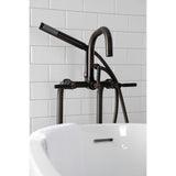 Concord CCK8405DKL Freestanding Tub Faucet with Supply Line and Stop Valve, Oil Rubbed Bronze