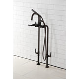 Concord CCK8405DKL Freestanding Tub Faucet with Supply Line and Stop Valve, Oil Rubbed Bronze