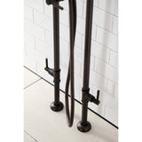 Concord CCK8405DL Freestanding Tub Faucet with Supply Line and Stop Valve, Oil Rubbed Bronze