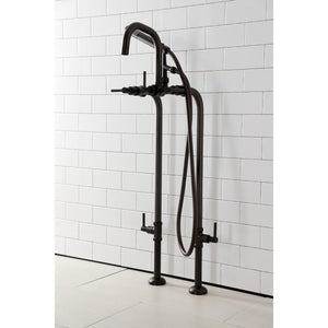 Concord CCK8405DL Freestanding Tub Faucet with Supply Line and Stop Valve, Oil Rubbed Bronze