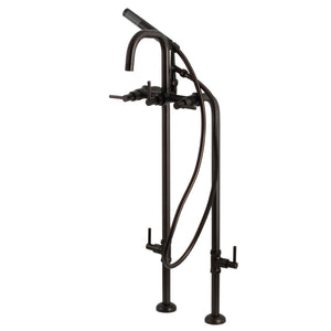 Concord CCK8405DL Freestanding Tub Faucet with Supply Line and Stop Valve, Oil Rubbed Bronze