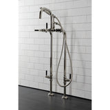 Concord CCK8406DKL Freestanding Tub Faucet with Supply Line and Stop Valve, Polished Nickel