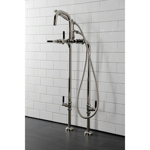 Concord CCK8406DKL Freestanding Tub Faucet with Supply Line and Stop Valve, Polished Nickel