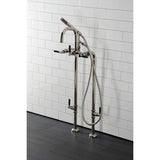 Concord CCK8406DKL Freestanding Tub Faucet with Supply Line and Stop Valve, Polished Nickel