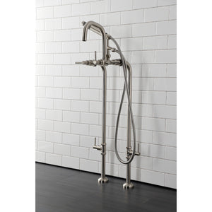 Concord CCK8408DL Freestanding Tub Faucet with Supply Line and Stop Valve, Brushed Nickel