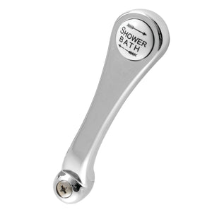 Vintage CCMSDL1 Metal Lever Diverter Handle, Polished Chrome