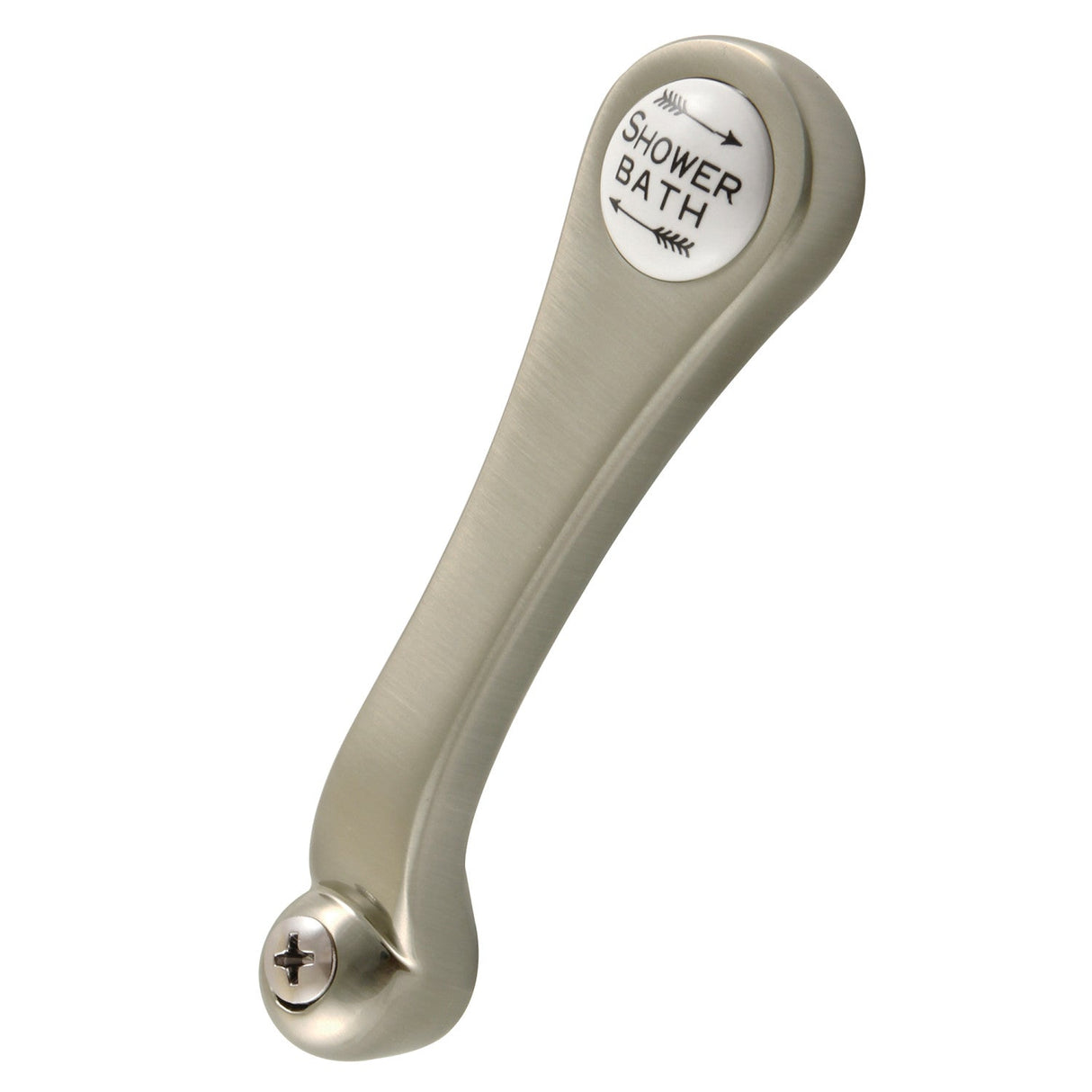 Vintage CCMSDL8 Metal Lever Diverter Handle, Brushed Nickel
