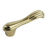 Heritage CCMVL2 Metal Lever Handle, Polished Brass
