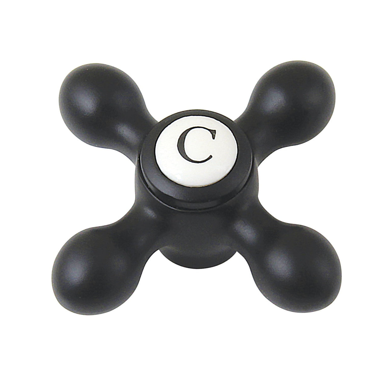 CCMX0CSC Cold Brass Cross Handle, Matte Black