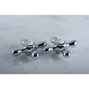 Vintage CCMX1C Cold Brass Cross Handle, Polished Chrome