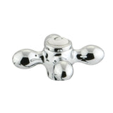 CCMX1CSC Cold Brass Cross Handle, Polished Chrome