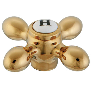 CCMX2CSH Hot Brass Cross Handle, Polished Brass