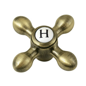 CCMX3CSH Hot Brass Cross Handle, Antique Brass