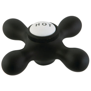 Vintage CCMX5H Hot Brass Cross Handle, Oil Rubbed Bronze
