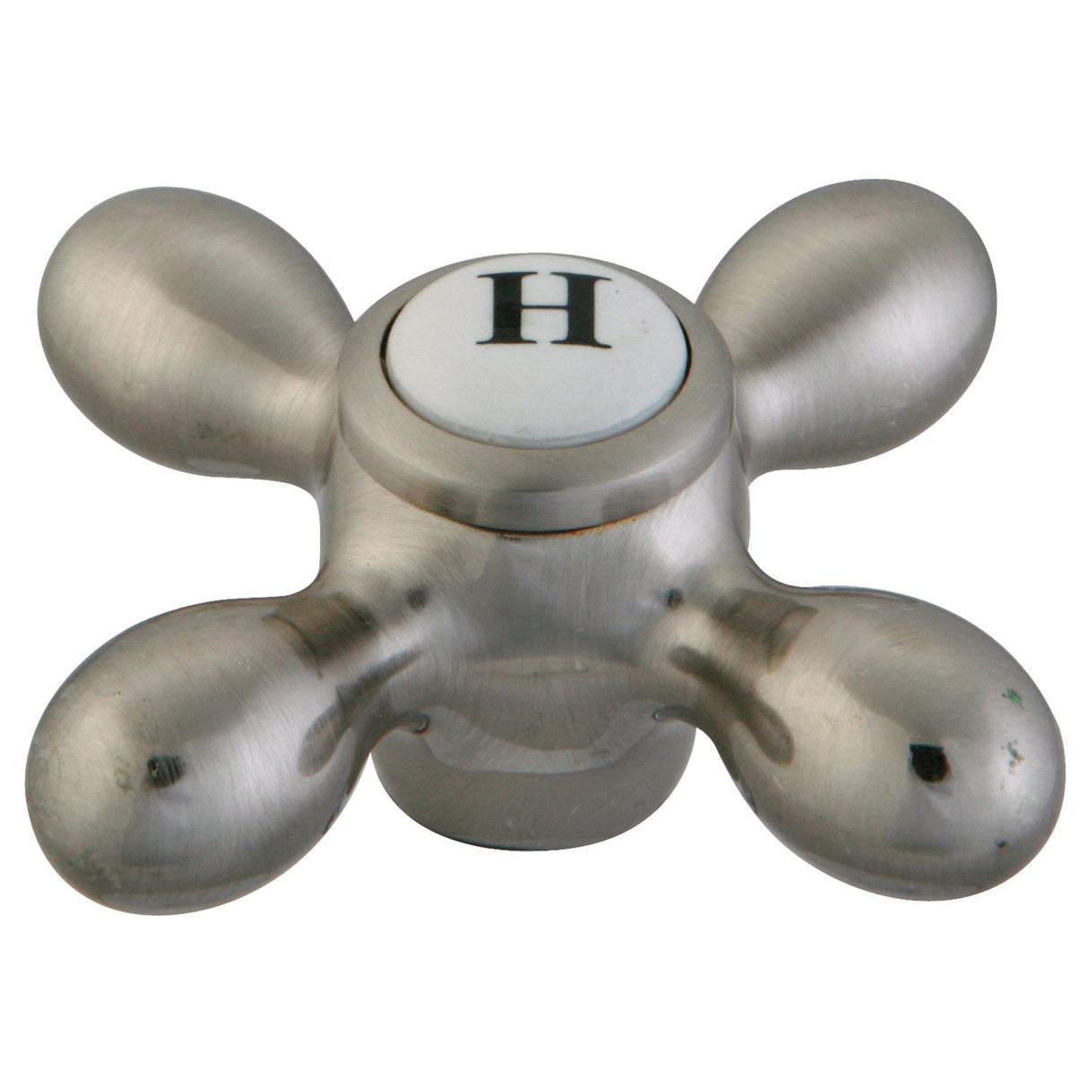 CCMX8CSH Hot Brass Cross Handle, Brushed Nickel