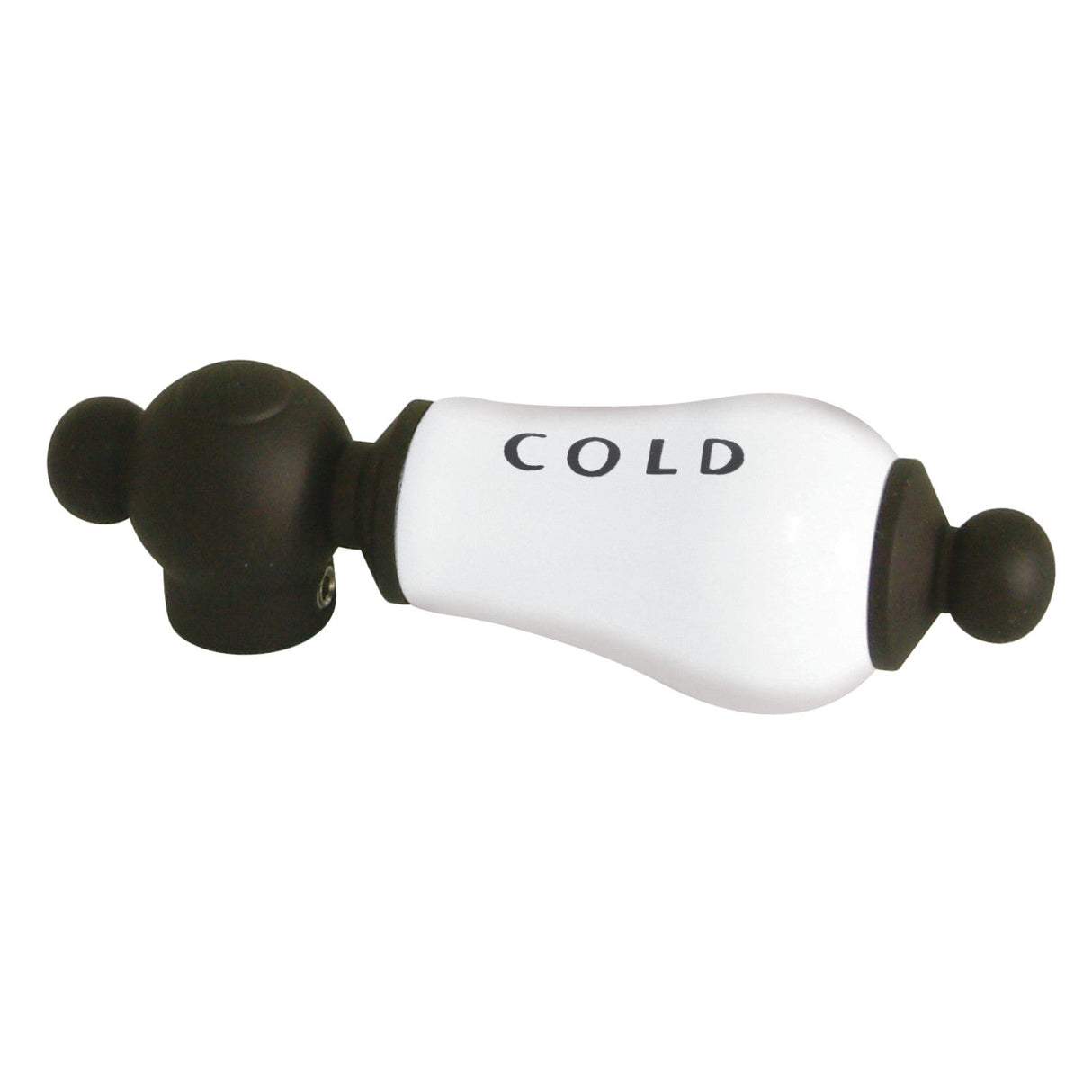 Vintage CCPL5C Cold Porcelain Lever Handle, Oil Rubbed Bronze