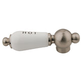 CCPL8CSH Hot Porcelain Lever Handle, Brushed Nickel