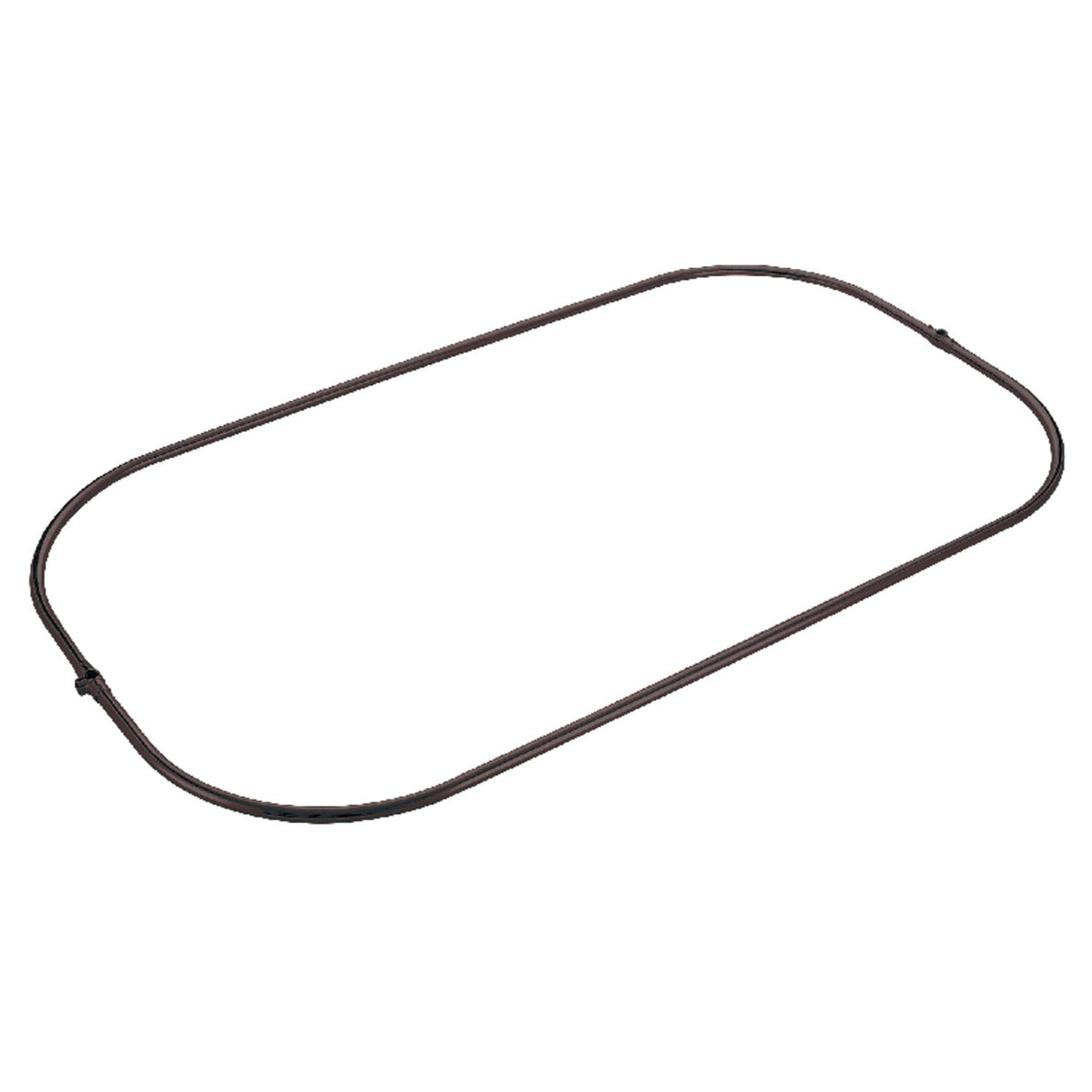 Vintage CCR1042-5 57-Inch Rectangular Shower Curtain Ring Only, 21 Gauge, Oil Rubbed Bronze