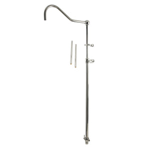 Vintage CCR6176 60-Inch Add-On Shower with 17-Inch Shower Arm, Polished Nickel