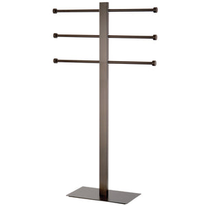 Edenscape CCS6025 Freestanding Triple Towel Rack, Oil Rubbed Bronze