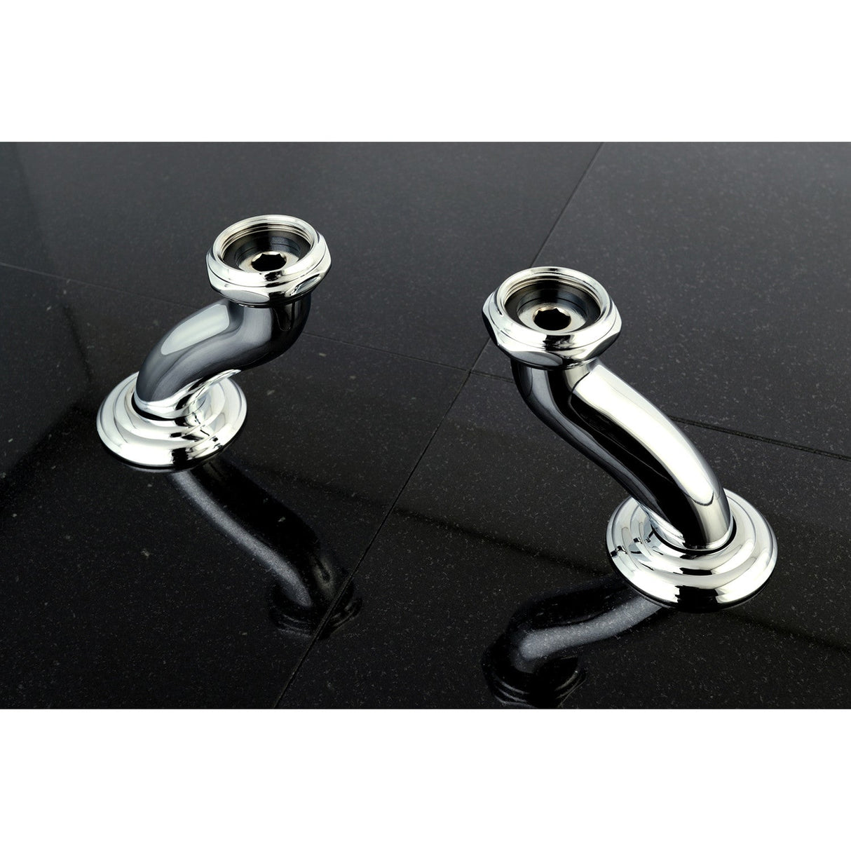 Vintage CCU401 S-Shape Swivel Elbows for Deck Mount Tub Faucet (CC410T1 Series), Polished Chrome