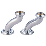 Vintage CCU401 S-Shape Swivel Elbows for Deck Mount Tub Faucet (CC410T1 Series), Polished Chrome