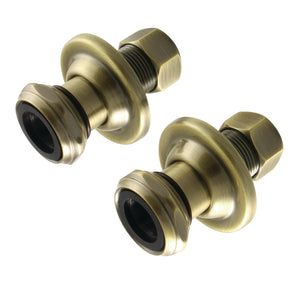 Vintage CCU4103 1-3/4 inch Wall Union Extension, Antique Brass