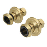 Vintage CCU4107 1-3/4 inch Wall Union Extension, Brushed Brass