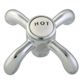 Heritage CCVX1H Hot Metal Cross Handle, Polished Chrome
